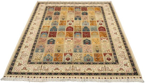Qom Oriental Rug 185 × 280 cm, Silk, hand-knotted — view 2