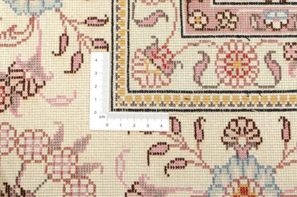 Qom Oriental Rug 280 × 355 cm, Silk, hand-knotted — view 3