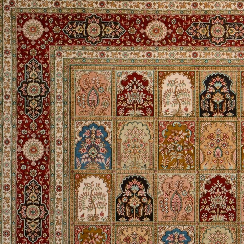 Hereke Oriental Rug 189 × 278 cm, Silk, hand-knotted — view 4