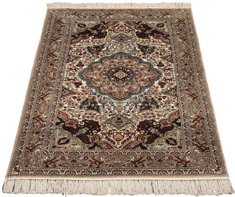Hereke Oriental Rug 91 × 151 cm, Silk, hand-knotted — view 2