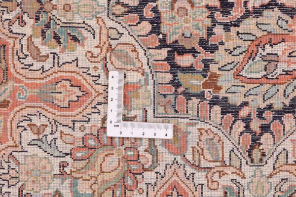 Indian Oriental Rug 159 × 218 cm, Silk, hand-knotted, vintage — view 9