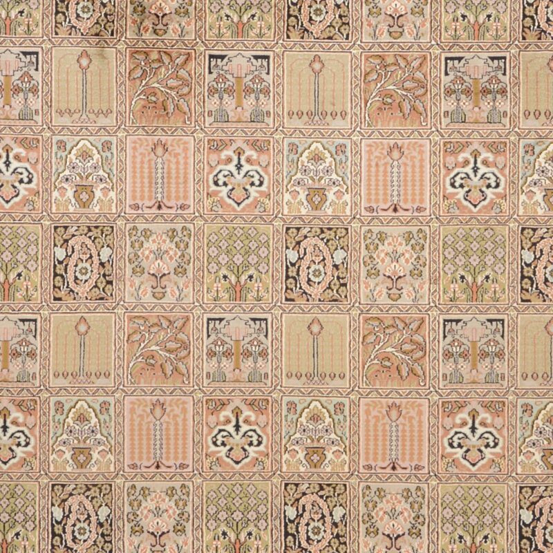 Indian Oriental Rug 187 × 280 cm, Silk, hand-knotted — view 5