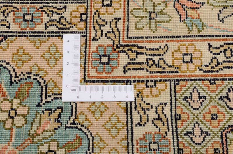 Indian Oriental Rug 277 × 377 cm, Silk, hand-knotted, silky — view 3