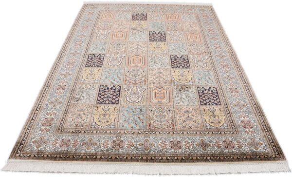 Kashmir Oriental Rug 165 × 248 cm, Silk, hand-knotted — view 2