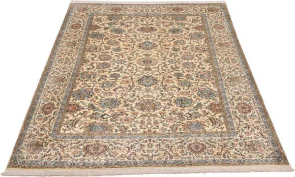 Kashmir Oriental Rug 193 × 276 cm, Silk, hand-knotted — view 2