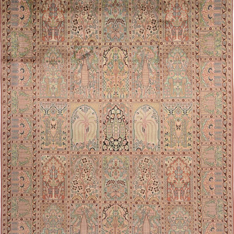 Kashmir Oriental Rug 214 × 312 cm, Silk, hand-knotted — view 5