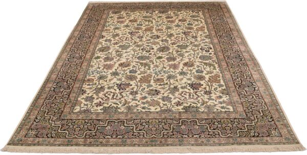Kashmir Oriental Rug 228 × 330 cm, Silk, hand-knotted — view 2