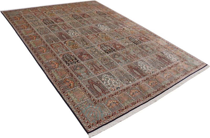 Kashmir Oriental Rug 240 × 336 cm, Silk, hand-knotted, refined — view 4
