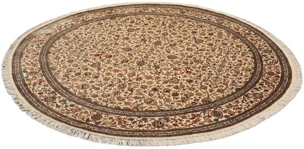 Kashmir Oriental Rug 244 × 244 cm, Silk, hand-knotted — view 2