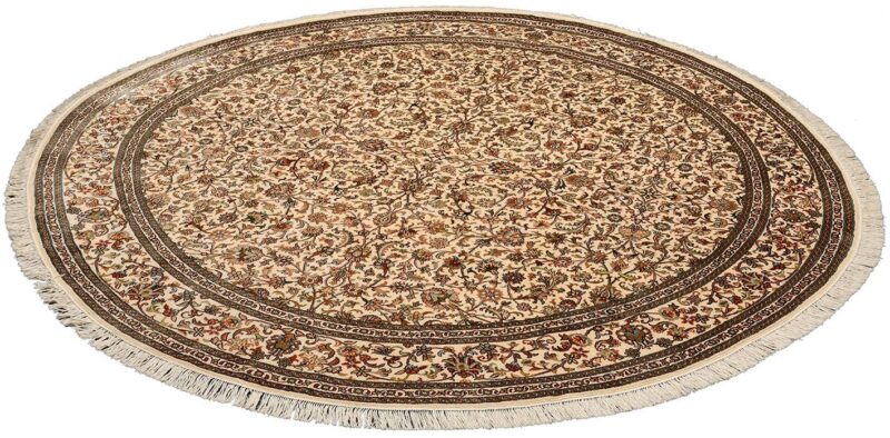 Kashmir Oriental Rug 244 × 244 cm, Silk, hand-knotted — view 2
