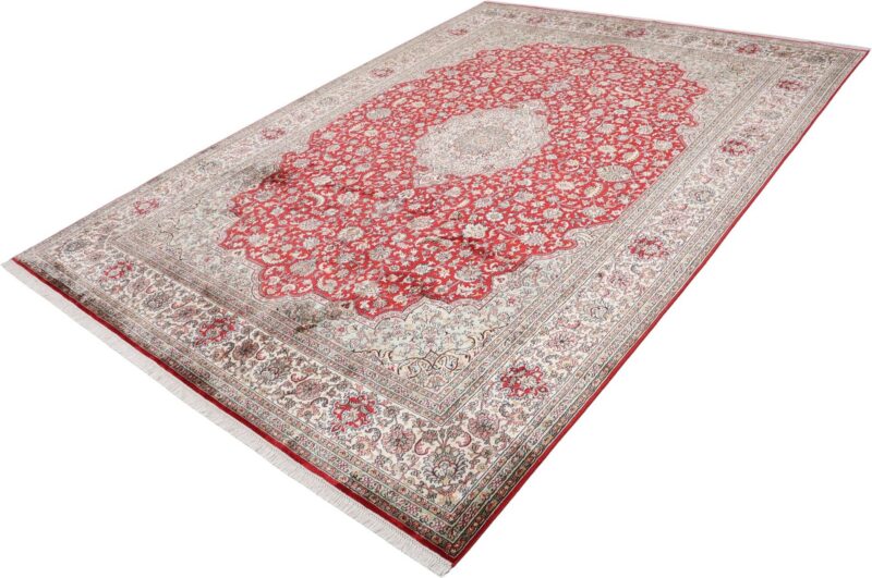 Kashmir Oriental Rug 246 × 340 cm, Silk, hand-knotted — view 3