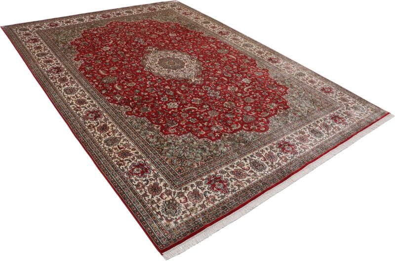 Kashmir Oriental Rug 246 × 340 cm, Silk, hand-knotted — view 4
