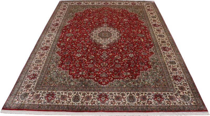 Kashmir Oriental Rug 246 × 340 cm, Silk, hand-knotted — view 7