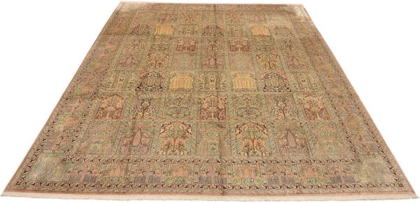 Kashmir Oriental Rug 276 × 371 cm, Silk, hand-knotted — view 2