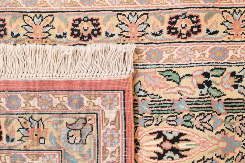 Kashmir Oriental Rug 85 × 308 cm, Silk, hand-knotted — view 7