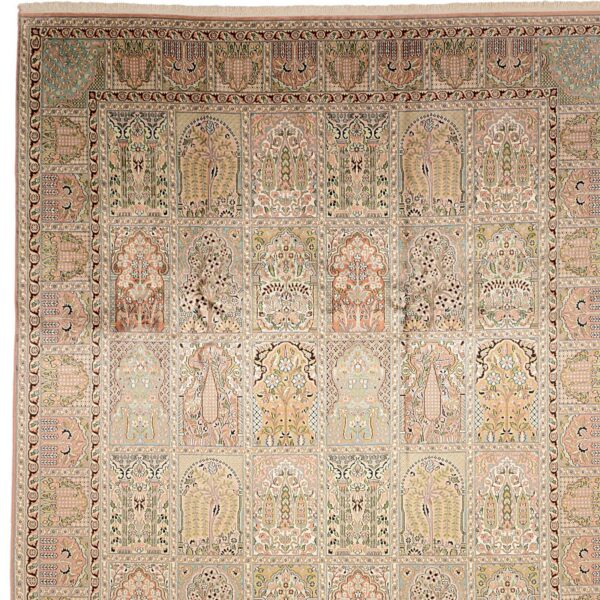 Kashmir Oriental Rug 243 × 340 cm, Silk, hand-knotted — view 7