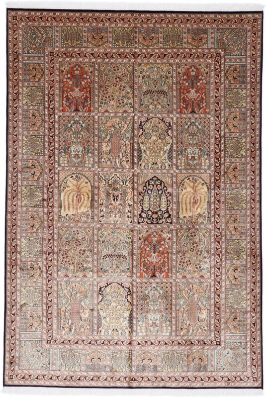 Kashmir Oriental Rug 170 × 250 cm, Silk, hand-knotted