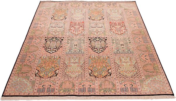 Kashmir Oriental Rug 173 × 246 cm, Silk, hand-knotted — view 3