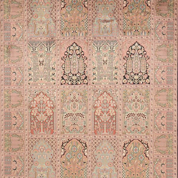 Kashmir Oriental Rug 173 × 246 cm, Silk, hand-knotted — view 6