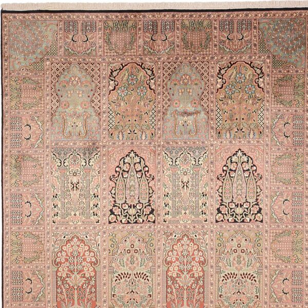 Kashmir Oriental Rug 173 × 246 cm, Silk, hand-knotted — view 7