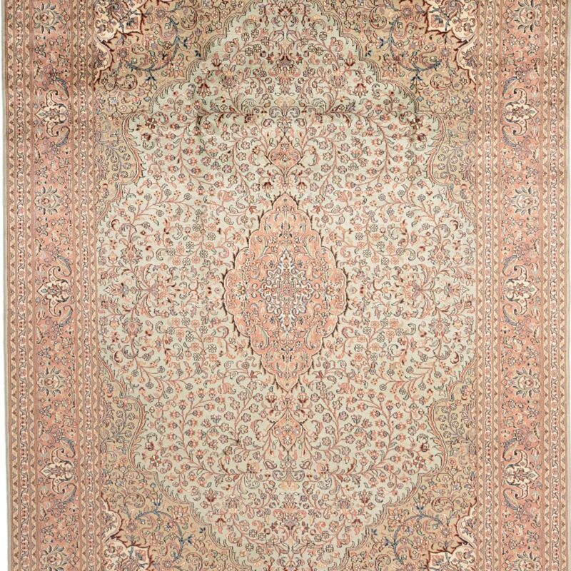 Kashmir Oriental Rug 185 × 266 cm, Silk, hand-knotted — view 5