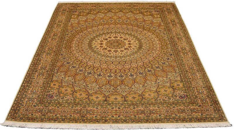 Kashmir Oriental Rug 188 × 277 cm, Silk, hand-knotted — view 2