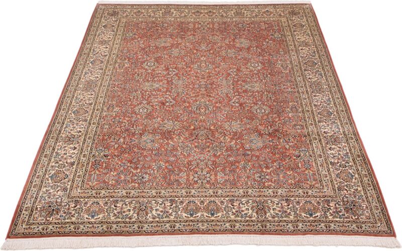 Kashmir Oriental Rug 189 × 277 cm, Silk, hand-knotted — view 2