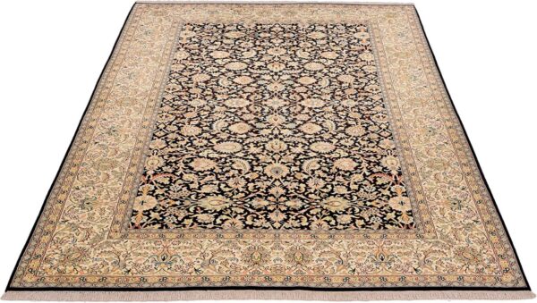 Kashmir Oriental Rug 189 × 281 cm, Silk, hand-knotted — view 3 Kashmir Oriental Rug 189 × 281 cm, Silk, hand-knotted — view 3