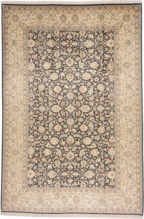 Kashmir Oriental Rug 189 × 281 cm, Silk, hand-knotted Kashmir Oriental Rug 189 × 281 cm, Silk, hand-knotted
