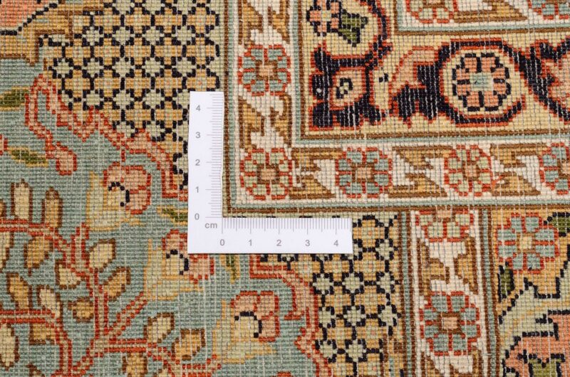 Kashmir Oriental Rug 199 × 254 cm, Silk, hand-knotted — view 3