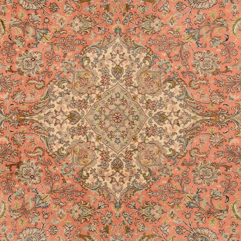 Kashmir Oriental Rug 199 × 290 cm, Silk, hand-knotted — view 4
