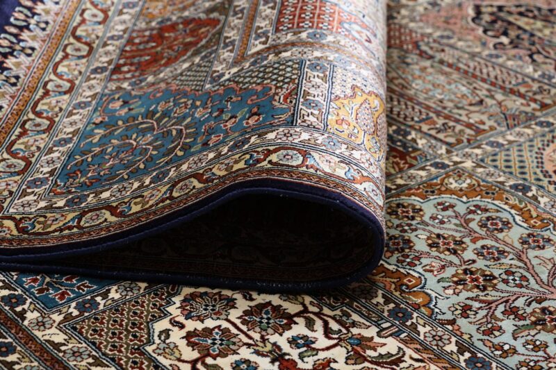 Kashmir Oriental Rug 201 × 295 cm, Silk, hand-knotted — view 10