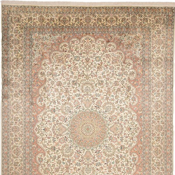Kashmir Oriental Rug 212 × 307 cm, Silk, hand-knotted — view 7