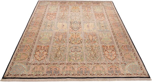 Kashmir Oriental Rug 213 × 312 cm, Silk, hand-knotted — view 3