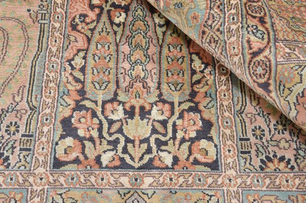 Kashmir Oriental Rug 213 × 312 cm, Silk, hand-knotted — view 5
