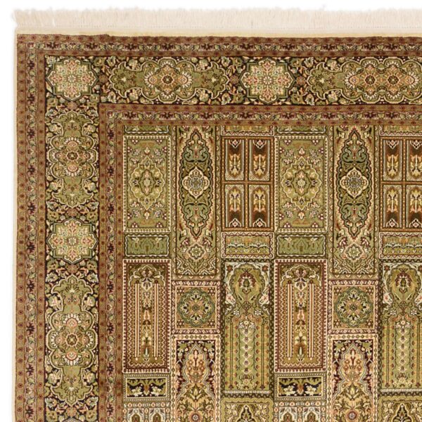 Kashmir Oriental Rug 216 × 308 cm, Silk, hand-knotted, refined — view 5