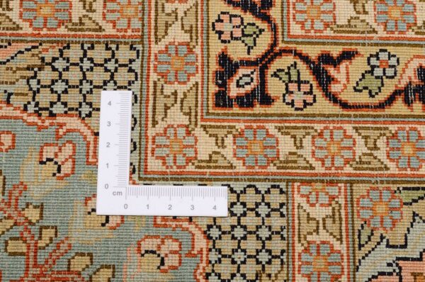 Kashmir Oriental Rug 244 × 302 cm, Silk, hand-knotted, refined — view 3