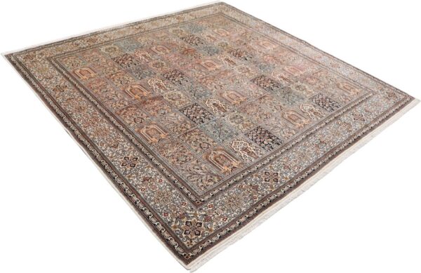 Kashmir Oriental Rug 245 × 245 cm, Silk, hand-knotted — view 4