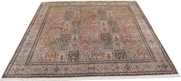 Kashmir Oriental Rug 245 × 245 cm, Silk, hand-knotted — view 7