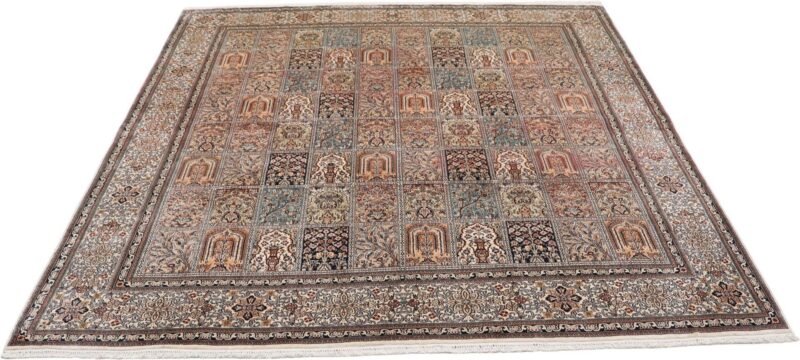 Kashmir Oriental Rug 245 × 245 cm, Silk, hand-knotted — view 7