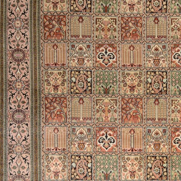 Kashmir Oriental Rug 246 × 333 cm, Silk, hand-knotted — view 4