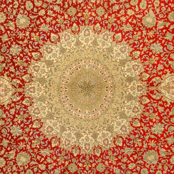 Kashmir Oriental Rug 247 × 340 cm, Silk, hand-knotted — view 4