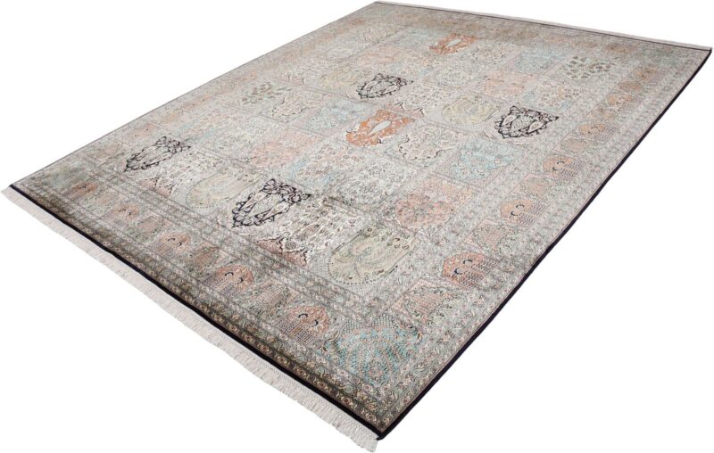 Kashmir Oriental Rug 248 × 300 cm, Silk, hand-knotted — view 3