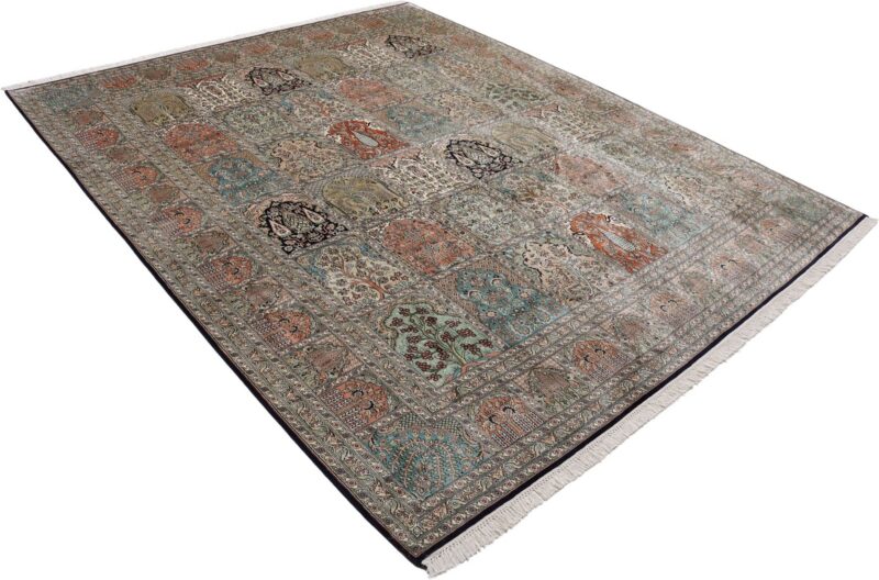 Kashmir Oriental Rug 248 × 300 cm, Silk, hand-knotted — view 4
