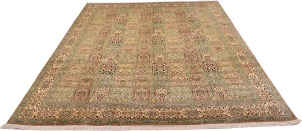 Kashmir Oriental Rug 277 × 363 cm, Silk, hand-knotted — view 2