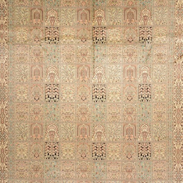 Kashmir Oriental Rug 277 × 363 cm, Silk, hand-knotted — view 5