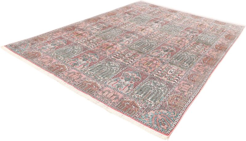 Kashmir Oriental Rug 280 × 350 cm, Silk, hand-knotted — view 3 Kashmir Oriental Rug 280 × 350 cm, Silk, hand-knotted — view 3