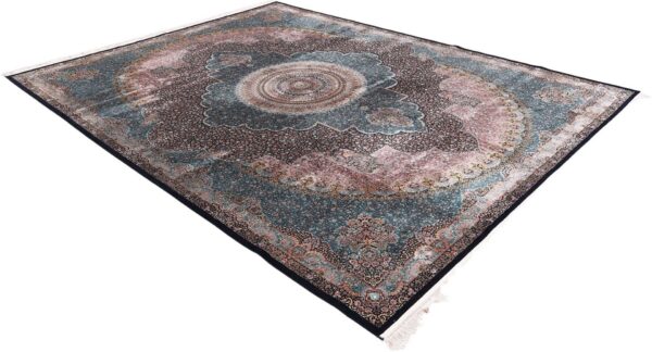 Kashmir Oriental Rug 300 × 400 cm, Silk, hand-knotted — view 4 Kashmir Oriental Rug 300 × 400 cm, Silk, hand-knotted — view 4