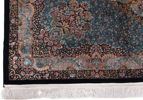 Kashmir Oriental Rug 300 × 400 cm, Silk, hand-knotted — view 5 Kashmir Oriental Rug 300 × 400 cm, Silk, hand-knotted — view 5