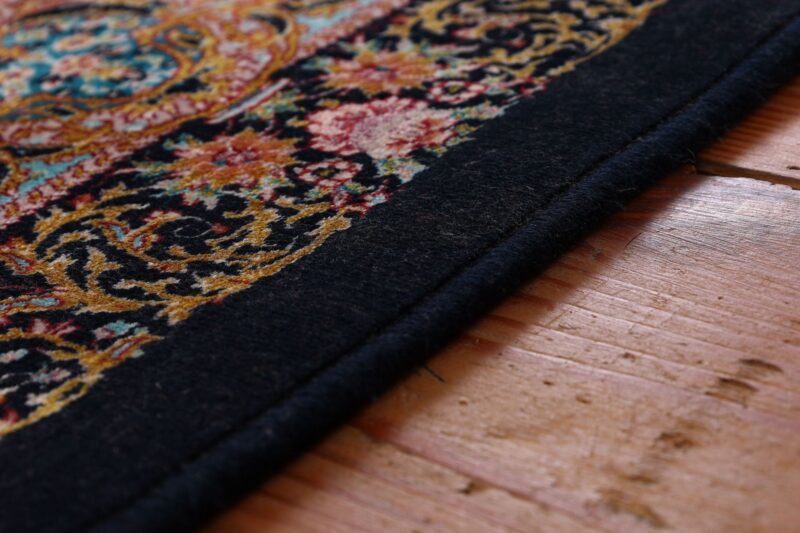 Kashmir Oriental Rug 300 × 400 cm, Silk, hand-knotted — view 6 Kashmir Oriental Rug 300 × 400 cm, Silk, hand-knotted — view 6